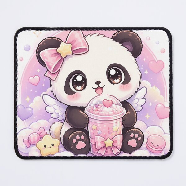 Item preview, Kawaii Panda on Cloud – Pastel Dream Aesthetic designed and sold by AstraDrip Studio.