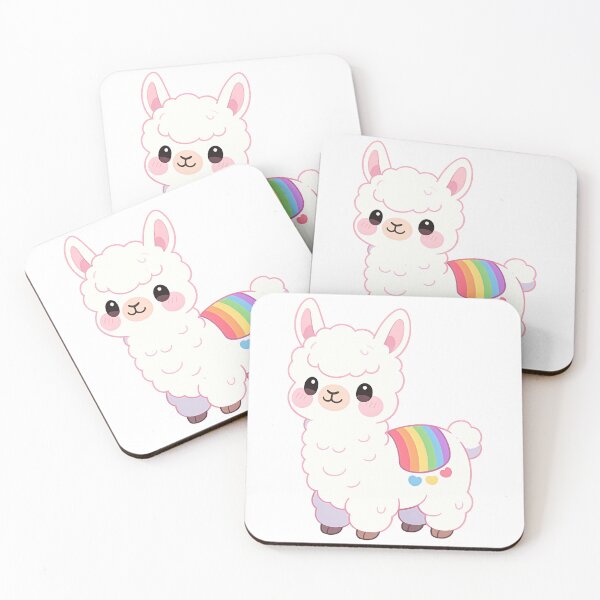 Item preview, White llama  designed and sold by Kimicute.