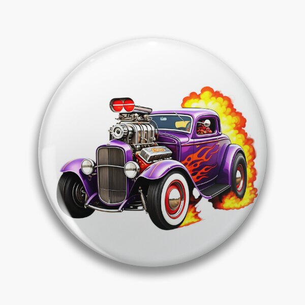 Item preview, Purple Monster Blown Hot Rod Fire Smoke Main designed and sold by rgagliardi2017.