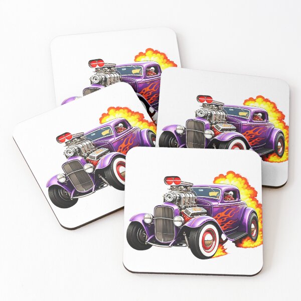 Item preview, Purple Monster Blown Hot Rod Fire Smoke Main designed and sold by rgagliardi2017.