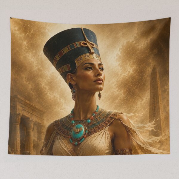 Item preview, Nefertiti Queen of Ancient Egypt | Powerful Egyptian Royalty Fantasy Art designed and sold by Queen Cleopatra.