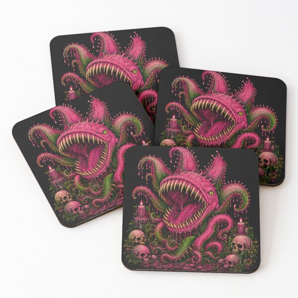 Item preview, Pink Horror Plant Monster designed and sold by VeltharaArt.