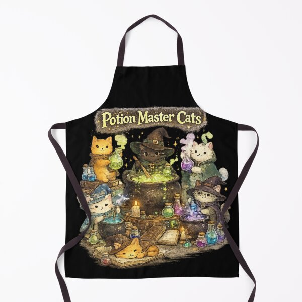 Item preview, Potion Master Cats | Cute Fantasy Cat Art designed and sold by GokuCreative .