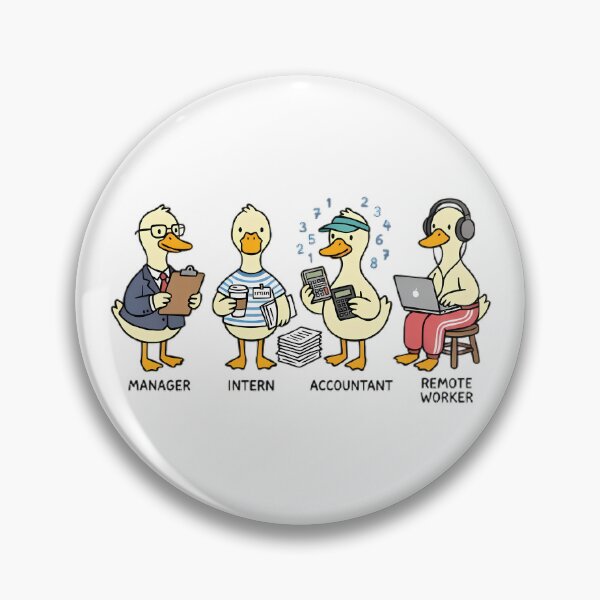 Item preview, Funny Office Duck Design designed and sold by Stick-Artistry.