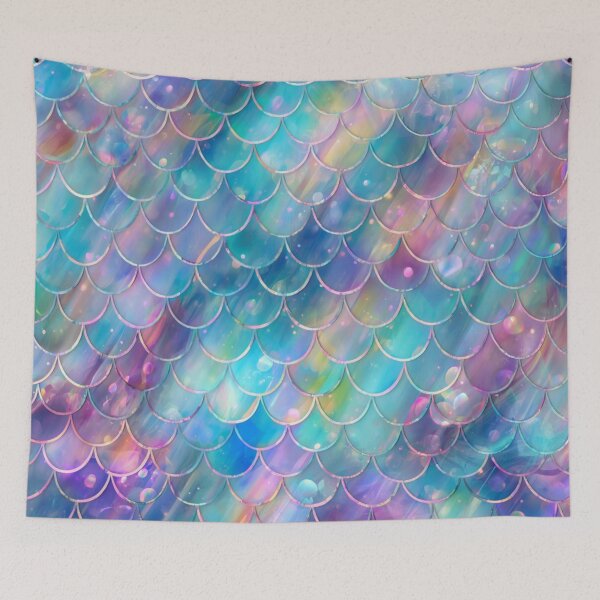 Item preview, Pretty Mermaid Print designed and sold by SeaStarMermaids.