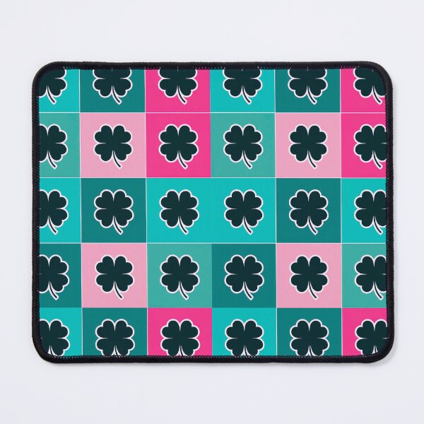 Item preview,  Four-leaf clovers in turquoise designed and sold by uunaa.