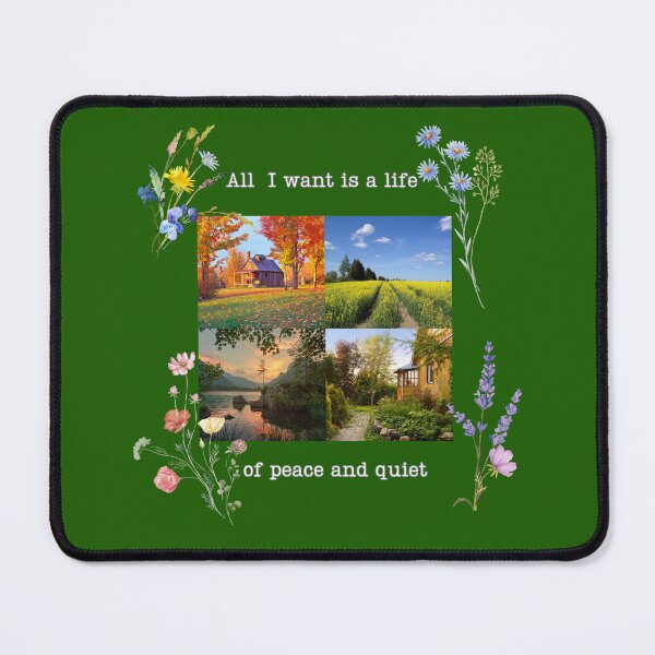 Item preview, All I want is a life of peace and quiet designed and sold by SuchWowDesign.