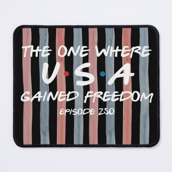 Item preview, The One Where USA Gained Freedom, America 250, 1776 2026 Semiquincentennial, 4th of July Coquette Striped designed and sold by ChaaiTee.