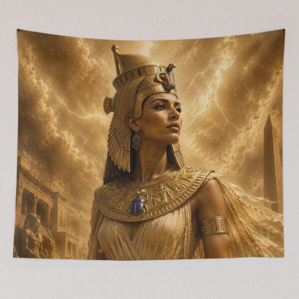Item preview, Hatshepsut Queen of Ancient Egypt | Powerful Female Pharaoh Fantasy Art designed and sold by Queen Cleopatra.