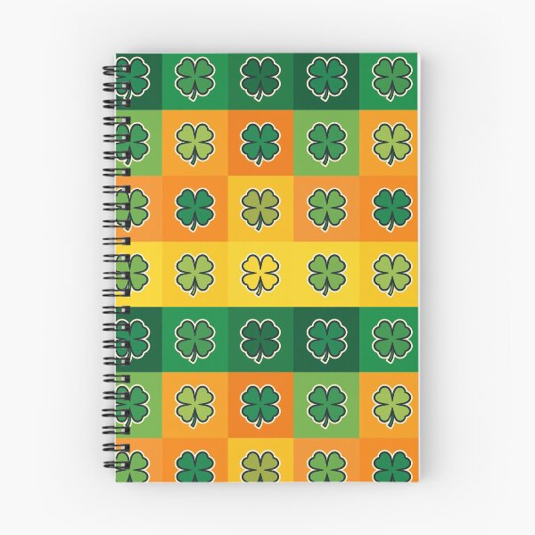 Item preview,  Four-leaf clovers in orange designed and sold by uunaa.