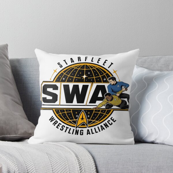 Item preview, Starfleet Wrestling Alliance Retro Sci-Fi Pro Wrestling Logo designed and sold by The Irish Whip.