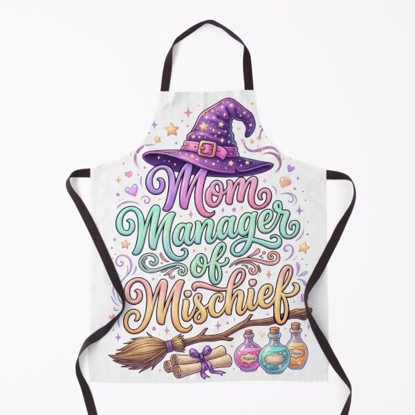 Item preview, Mom Manager Of Mischief Funny Witch Mom Essential T-Shirt designed and sold by Maravillio.