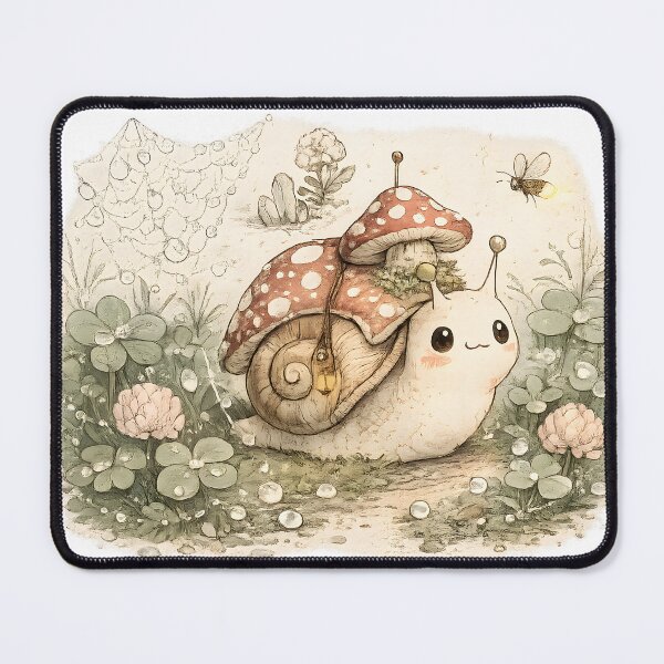 Item preview, Snail Mail Cottagecore designed and sold by PatiImagination.