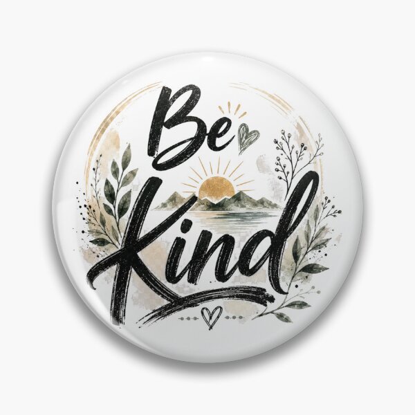 Item preview, Be kind with nature's touch designed and sold by Side Quest Co..