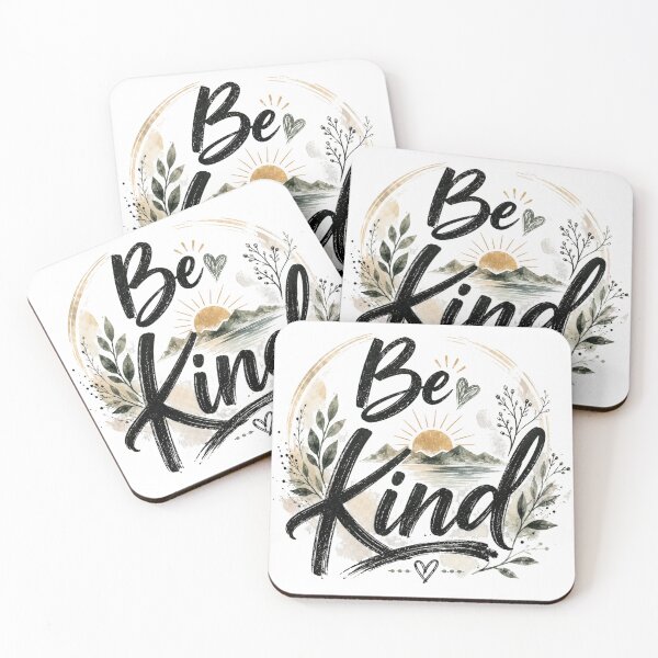 Item preview, Be kind with nature's touch designed and sold by Side Quest Co..