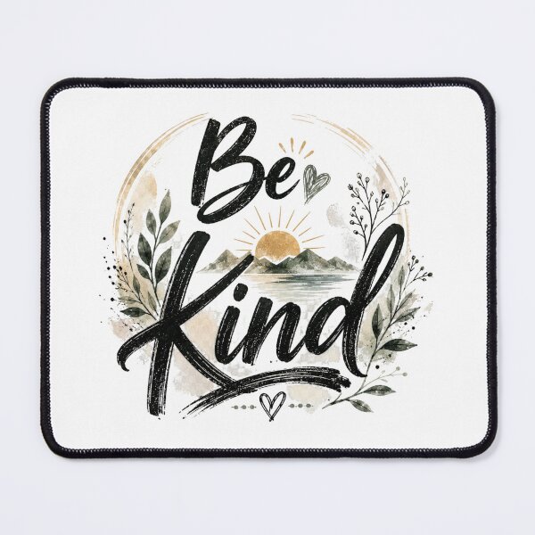 Item preview, Be kind with nature's touch designed and sold by Side Quest Co..