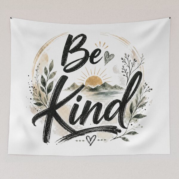 Item preview, Be kind with nature's touch designed and sold by Side Quest Co..
