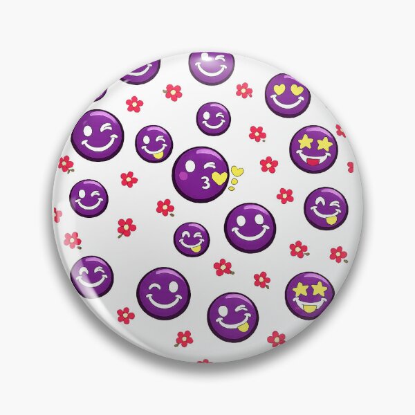 Item preview, Smiley purple Emoji Pattern Digital Paper Seamless Background for Crafts and Printables designed and sold by Hookesmode.