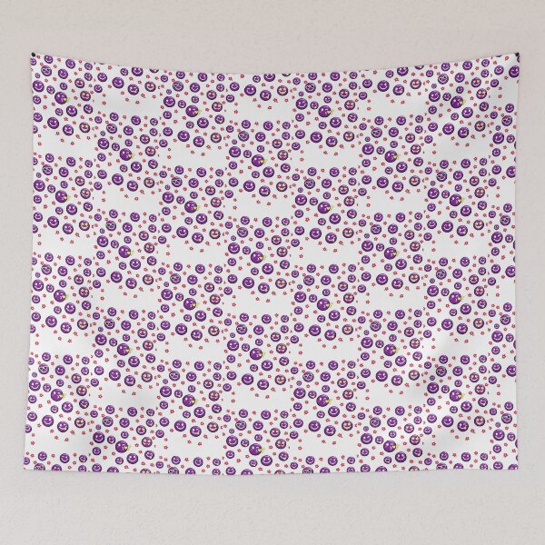 Item preview, Smiley purple Emoji Pattern Digital Paper Seamless Background for Crafts and Printables designed and sold by Hookesmode.