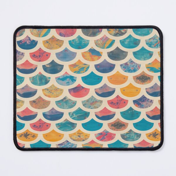 Item preview, Mermaid Or Fish Scales Print designed and sold by SeaStarMermaids.