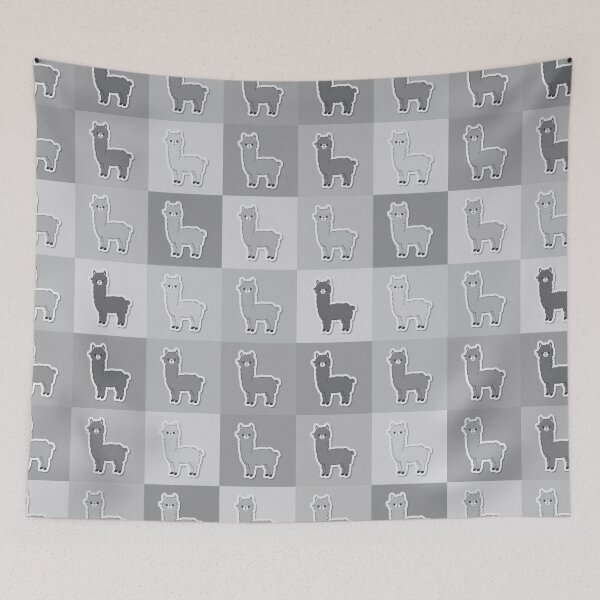 Item preview, Gray llamas  designed and sold by uunaa.