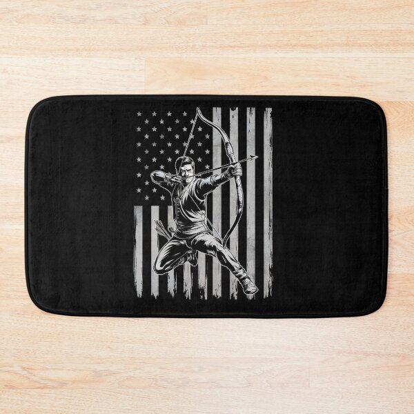 Item preview, Black White Archer Flag designed and sold by SiarheiYur.