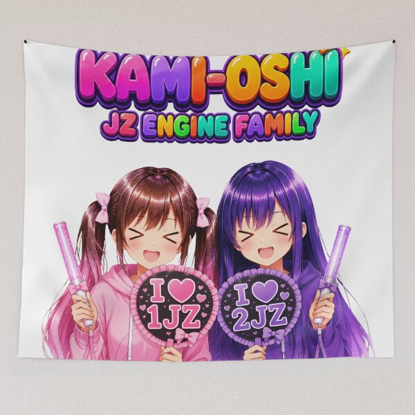 Item preview, Kami-Oshi JZ Engine Family - 1JZ & 2JZ Anime Girls JDM Kawaii designed and sold by AKIHABARAMOTORS.