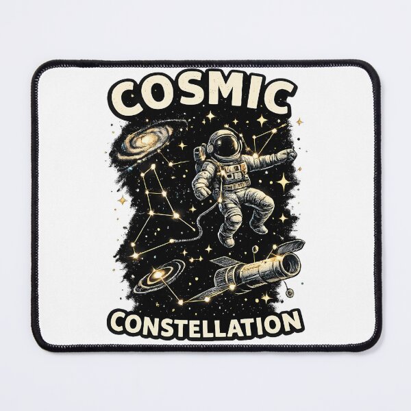 Item preview, Cosmic Constellation – Vintage Astronaut Space Design designed and sold by OrbitOdyssey.
