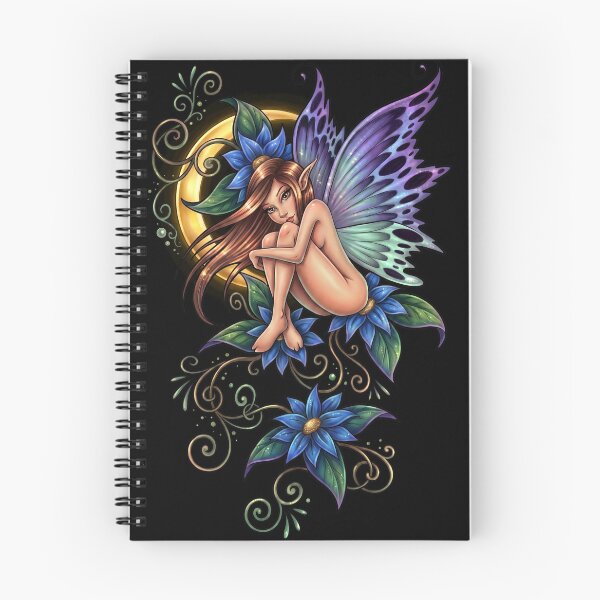 Item preview, Butterfly Fairy on Flowers in the Moonlight  designed and sold by RedemptionTees.