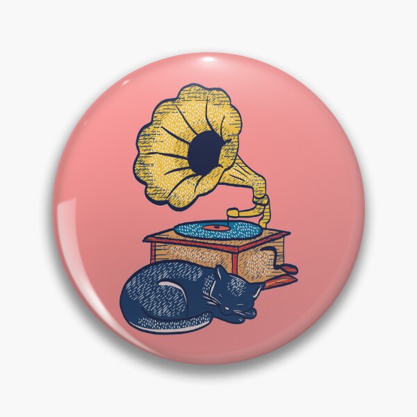 Item preview, Vintage Gramophone and a Cat designed and sold by IvysCreativityHouse.