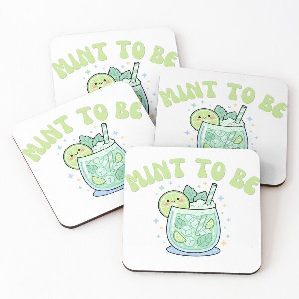 Item preview, Kawaii Mojito Cocktail Cute Pastel Summer Drink Aesthetic designed and sold by Snowy Studio Designs.
