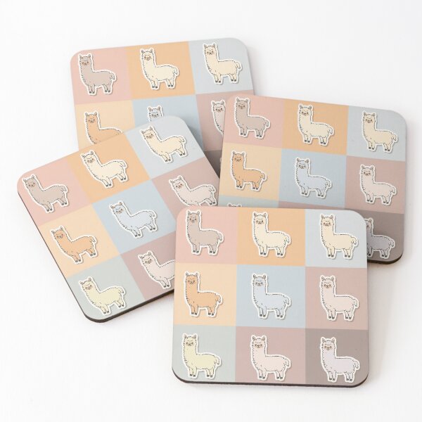 Item preview, Llamas in orange designed and sold by uunaa.