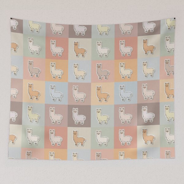 Item preview, Llamas in orange designed and sold by uunaa.