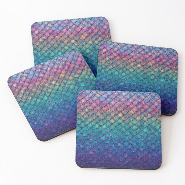 Item preview, Pretty Mermaid Scales Print designed and sold by SeaStarMermaids.