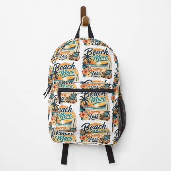 Item preview, Beach more, worry less designed and sold by Side Quest Co..
