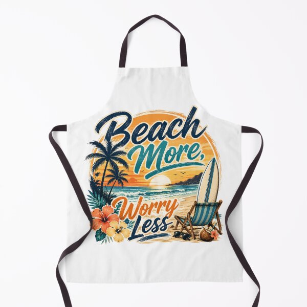 Item preview, Beach more, worry less designed and sold by Side Quest Co..