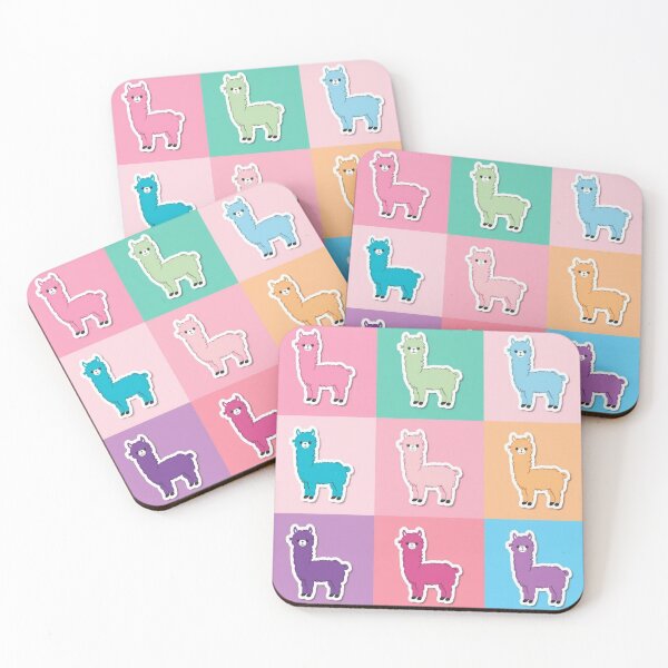 Item preview, Colorful llamas designed and sold by uunaa.