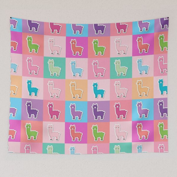 Item preview, Colorful llamas designed and sold by uunaa.