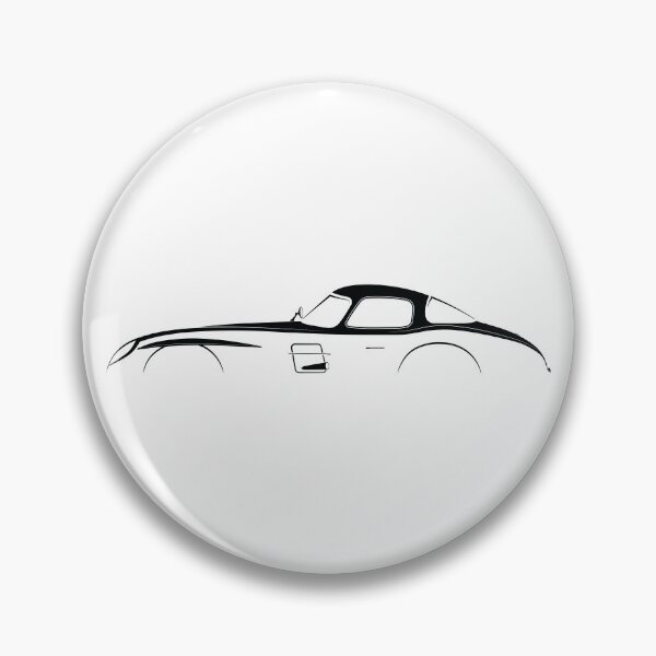 Item preview, 300 SLR Uhlenhaut Coupe (Black) designed and sold by Car Silhouettes.
