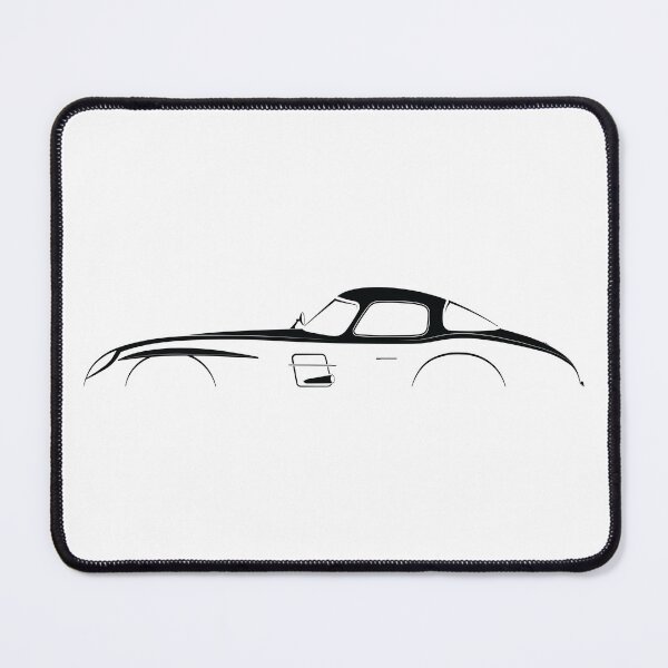 Item preview, 300 SLR Uhlenhaut Coupe (Black) designed and sold by Car Silhouettes.