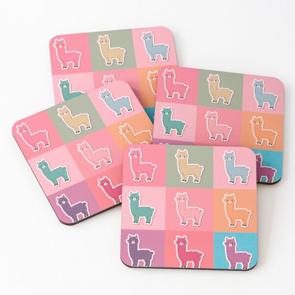 Item preview, llama on pink designed and sold by uunaa.