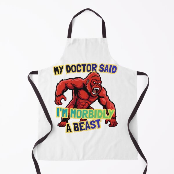 Item preview, My Doctor Said I'm Morbidly A Beast – Graphic Tee designed and sold by unicatello.