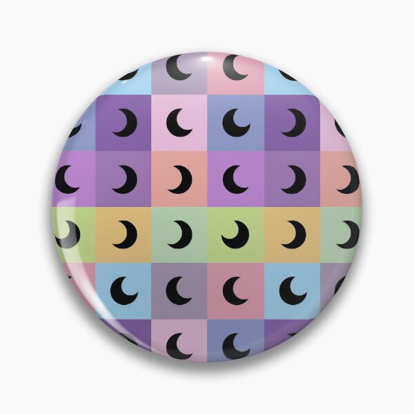 Item preview, Black moons on pink designed and sold by uunaa.