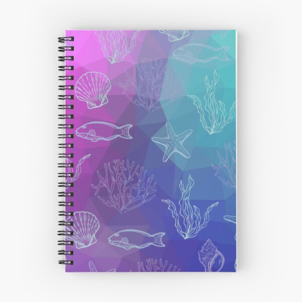 Item preview, Purple Pink Ocean Pattern designed and sold by SeaStarMermaids.