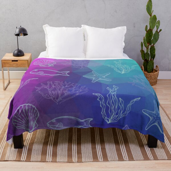 Item preview, Purple Pink Ocean Pattern designed and sold by SeaStarMermaids.