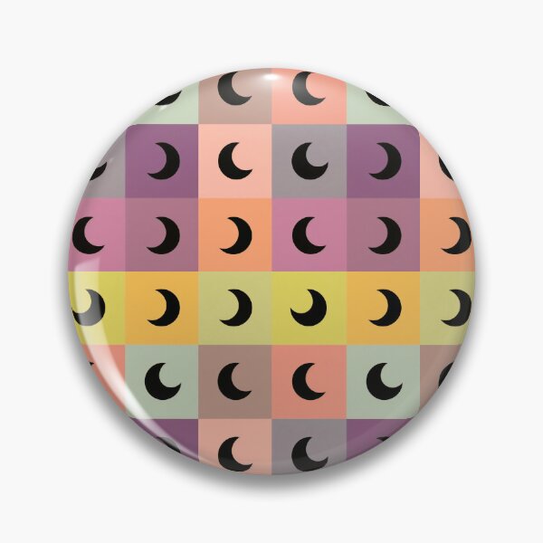 Item preview, Black moons on yellow designed and sold by uunaa.