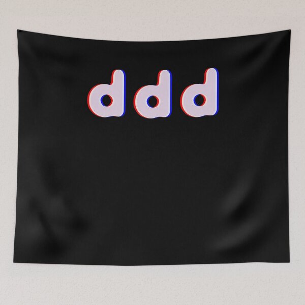 Item preview, 3D Three Ds Retro Repeating Typography Dimensional Gift Shirt designed and sold by THAT-ONE-TEE.