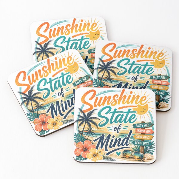 Item preview, Sunshine state of mind designed and sold by Side Quest Co..