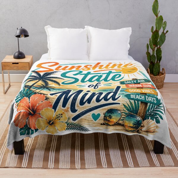 Item preview, Sunshine state of mind designed and sold by Side Quest Co..