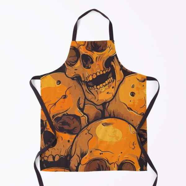 Item preview, Golden Grunge Pile of Skulls Pattern designed and sold by Centaurosticker.